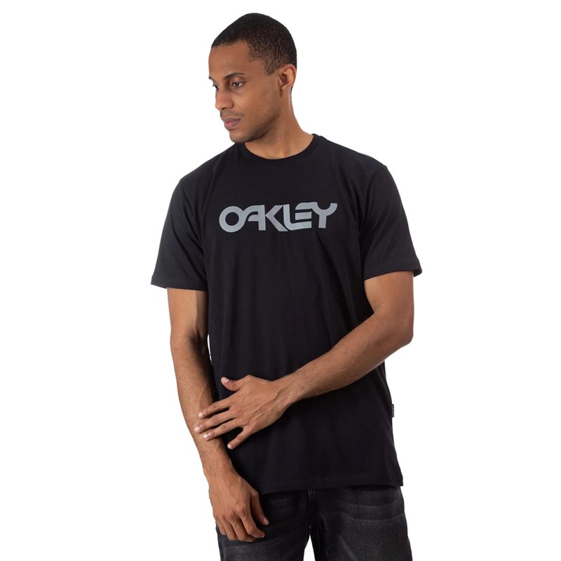 Camiseta Oakley Mark II Ss Tee Jet Black Preta os melhores preços