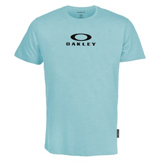Camiseta Oakley Mod Bark New Tee Gray Mist Azul