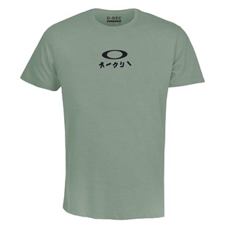 Camiseta Oakley O-Rec Shibuya Verde Mescla
