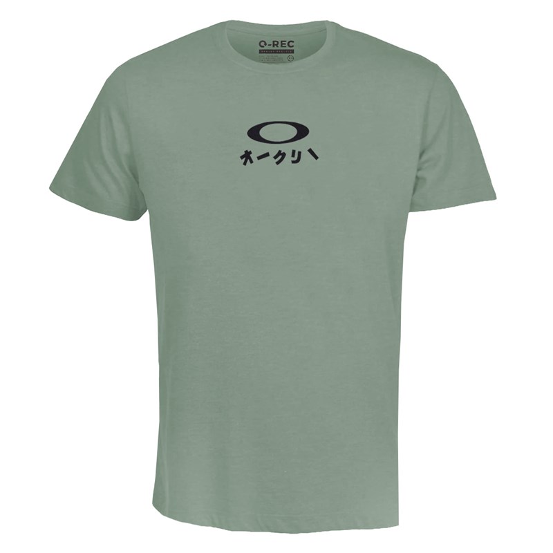 Camiseta Oakley O-Rec Shibuya Verde Mescla os melhores preços