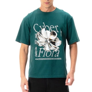 Camiseta Oakley Oakley Cyberflora Metal Blossom Mediterranean