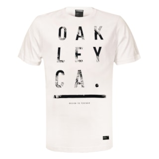 Camiseta Oakley Orange County Palm Off White