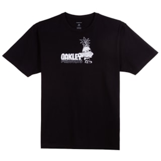 Camiseta Oakley Pinuts Tropical Tee Preta