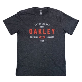 Camiseta Oakley Premium Quality Tee Cinza Escuro