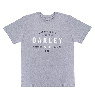 Camiseta Oakley Premium Quality Tee Stone Grey