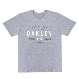 Camiseta Oakley Premium Quality Tee Stone Grey