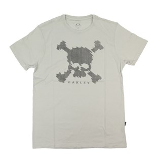 Camiseta Oakley Premium Skull Tee Light Grey