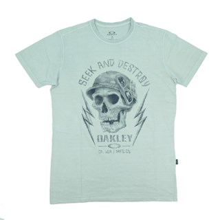 Camiseta Oakley Seek and Destroy Cinza