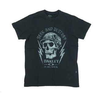 Camiseta Oakley Seek and Destroy Preta