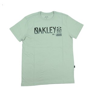 Camiseta Oakley Slim Fit Weighteds Cinza