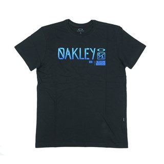 Camiseta Oakley Slim Fit Weighteds Preta