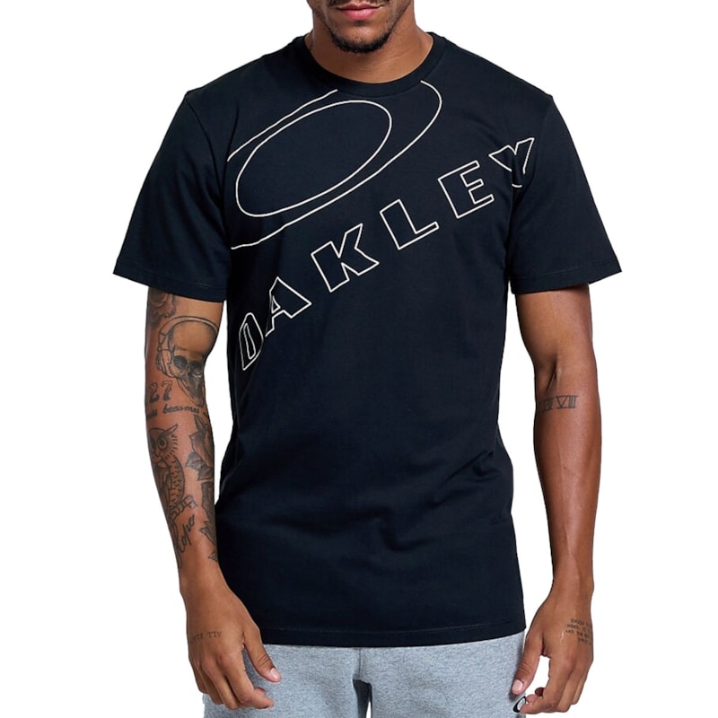 Camiseta Oakley Super Casual Graphic Blackout os melhores preços