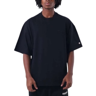 Camiseta Oversized Champion C Logo Surton Black