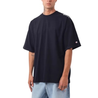Camiseta Oversized Champion Life Big Screen Since Ink Black