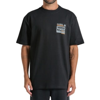 Camiseta Oversized Hurley State Preta