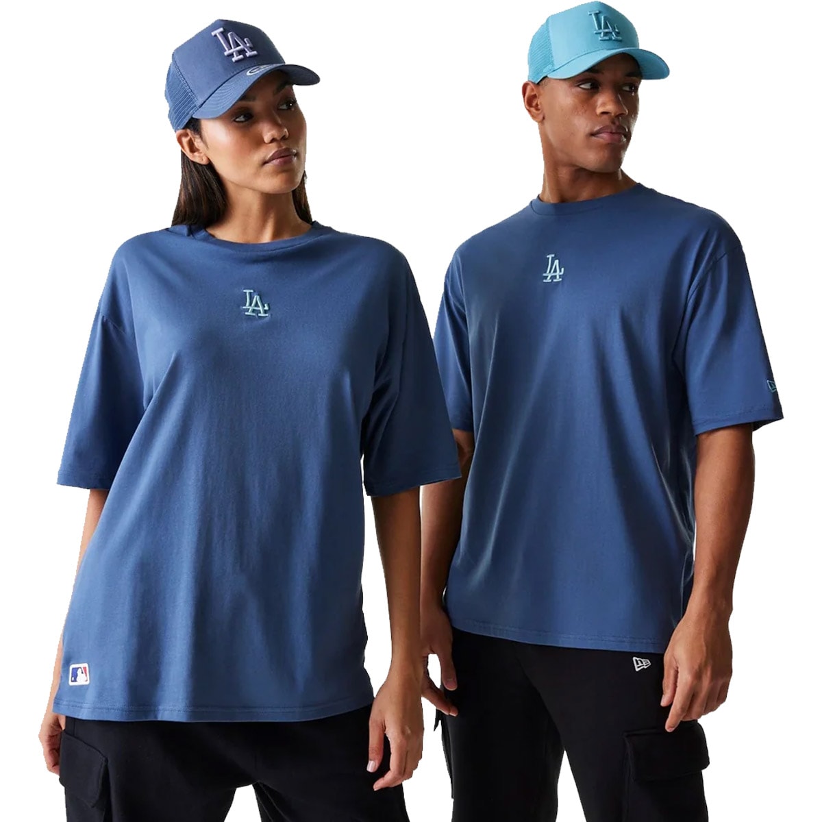 Camiseta Oversized New Era LA Dodgers MLB Midi League Azul os