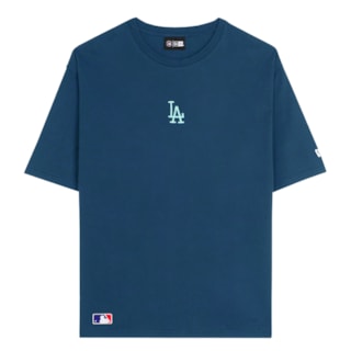 Camiseta Oversized New Era LA Dodgers MLB Midi League Azul