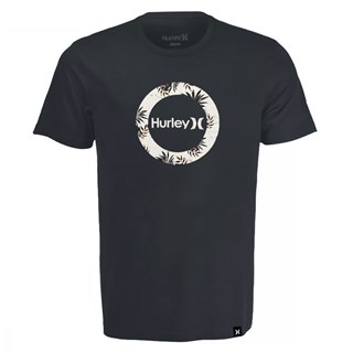 Camiseta Plus Size Hurley Foliage Mescla Escuro