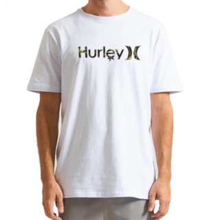 Camiseta Plus Size Hurley Inside Branca