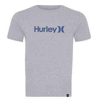 Camiseta Plus Size Hurley OeO Solid Mescla Escuro