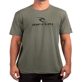 Camiseta Plus Size Rip Curl Icon Tee Dusty Olive Marle