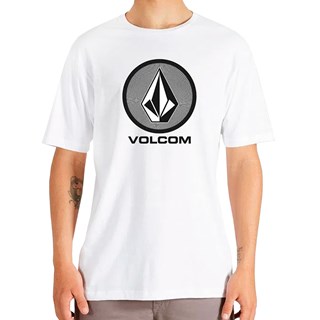 Camiseta Plus Size Volcom Cypticstone Branca