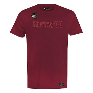 Camiseta Premium Hurley OeO Outline Vinho