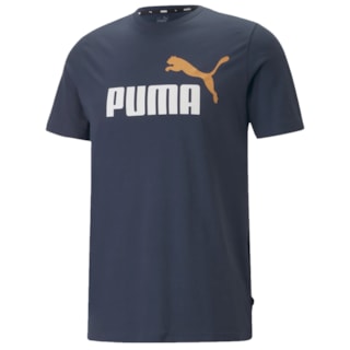 Camiseta Puma Essentials Col Logo Dark Nigth