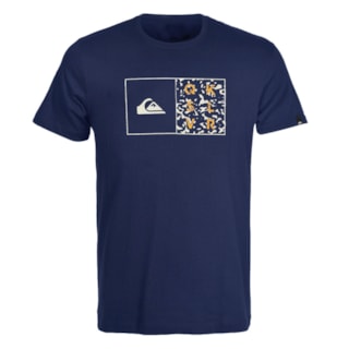Camiseta Quiksilver Asuos Azul Marinho