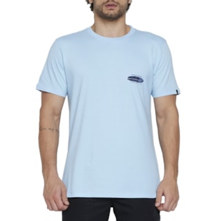 Camiseta Quiksilver Boardrack Azul Claro