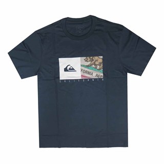 Camiseta Quiksilver California Coast Azul
