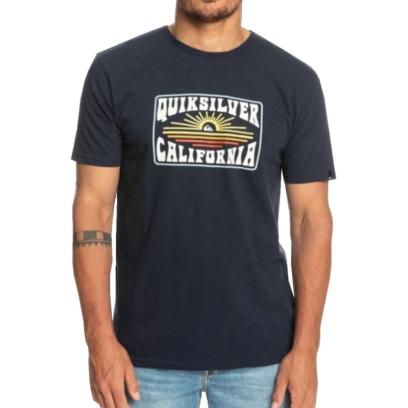 T-Shirt White Camiseta Quiksilver California Mi Amigo Para Hombre - Main Image