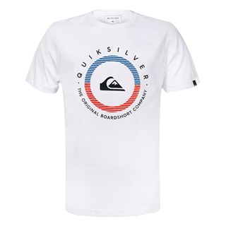 Camiseta Quiksilver Circle Branca