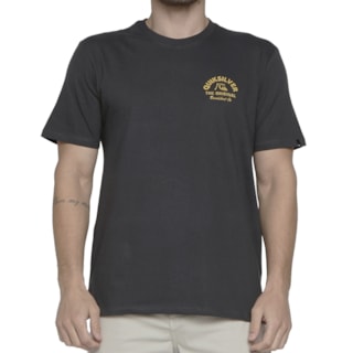 Camiseta Quiksilver Classic Arch Cinza Escuro