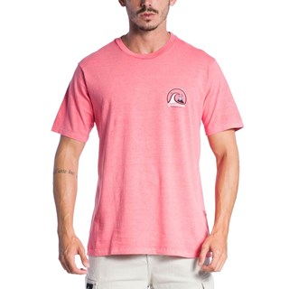 Camiseta Quiksilver Clean Circle Rosa