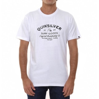 Camiseta Quiksilver Closed Caption Fr Branca