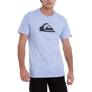 Camiseta Quiksilver Color Logo Azul Claro