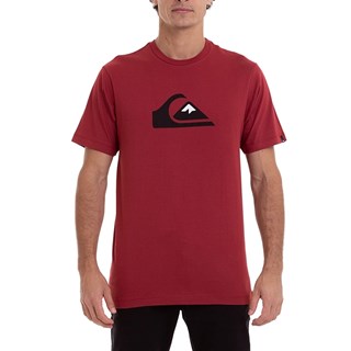 Camiseta Quiksilver Color Logo Vermelha