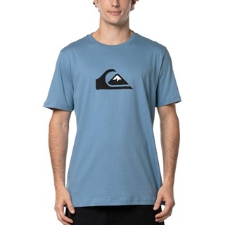 Camiseta Quiksilver Comp Logo Colors Azul Escuro