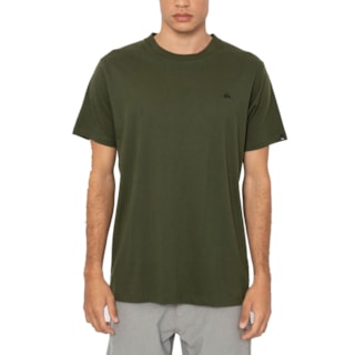 Camiseta Quiksilver Embroidery Q471A0944 Verde Militar