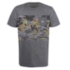 Camiseta Quiksilver Especial Com Bolso Silent Fury Cinza