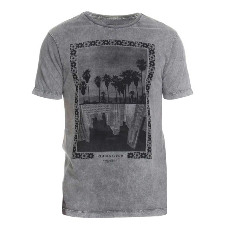 Camiseta Quiksilver Especial Mirror Image Cinza