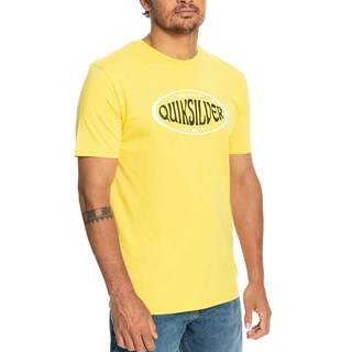 Camiseta Quiksilver In Circles Amarela