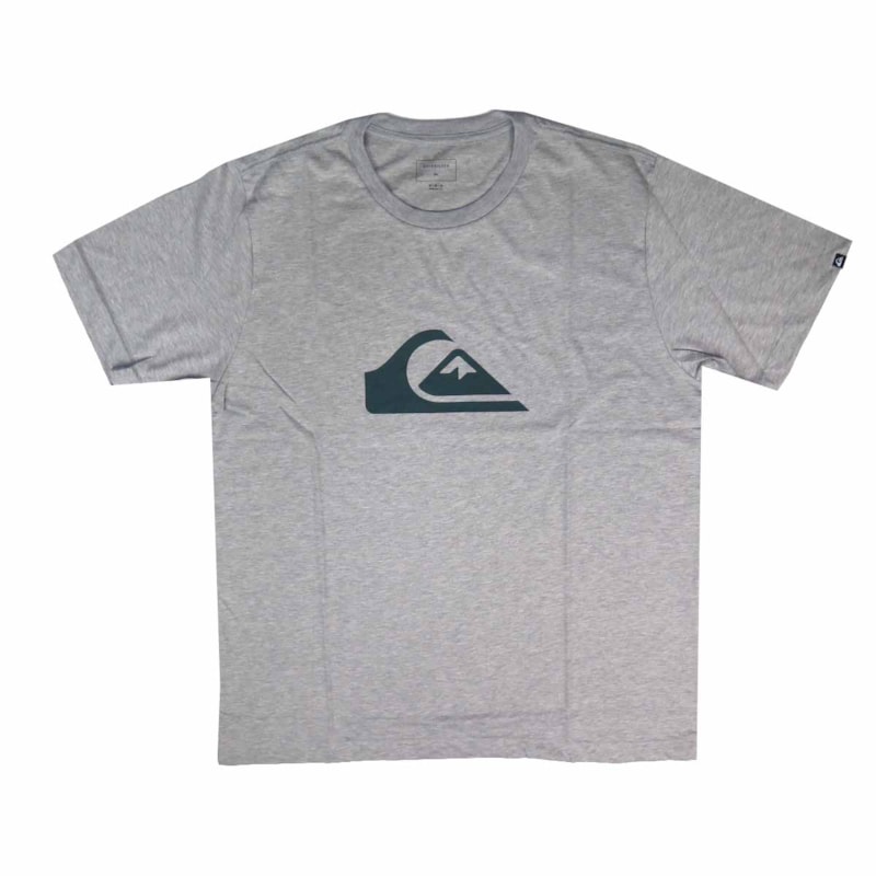 Camiseta Quiksilver Logo Basic Cinza