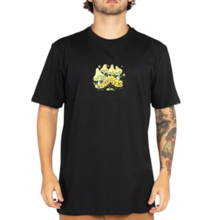 Camiseta Quiksilver Magikool Preta