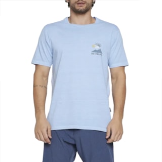 Camiseta Quiksilver New Tribe Azul Claro