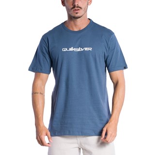 Camiseta Quiksilver Omni Font Azul