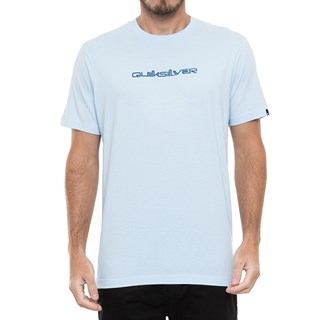 Camiseta Quiksilver Omni Font Azul Claro