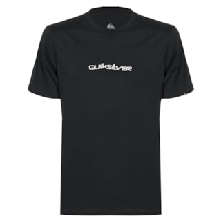 Camiseta Quiksilver Omni Font Preta