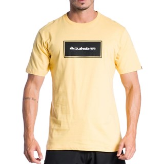 Camiseta Quiksilver Omni Rectangle Amarelo Claro